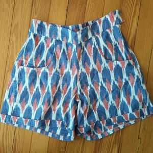 Mata Traders Ikat highwaisted shorts Small